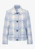 Cotton Traders Pecan Check Wool Look Blazer - 18 Image 3
