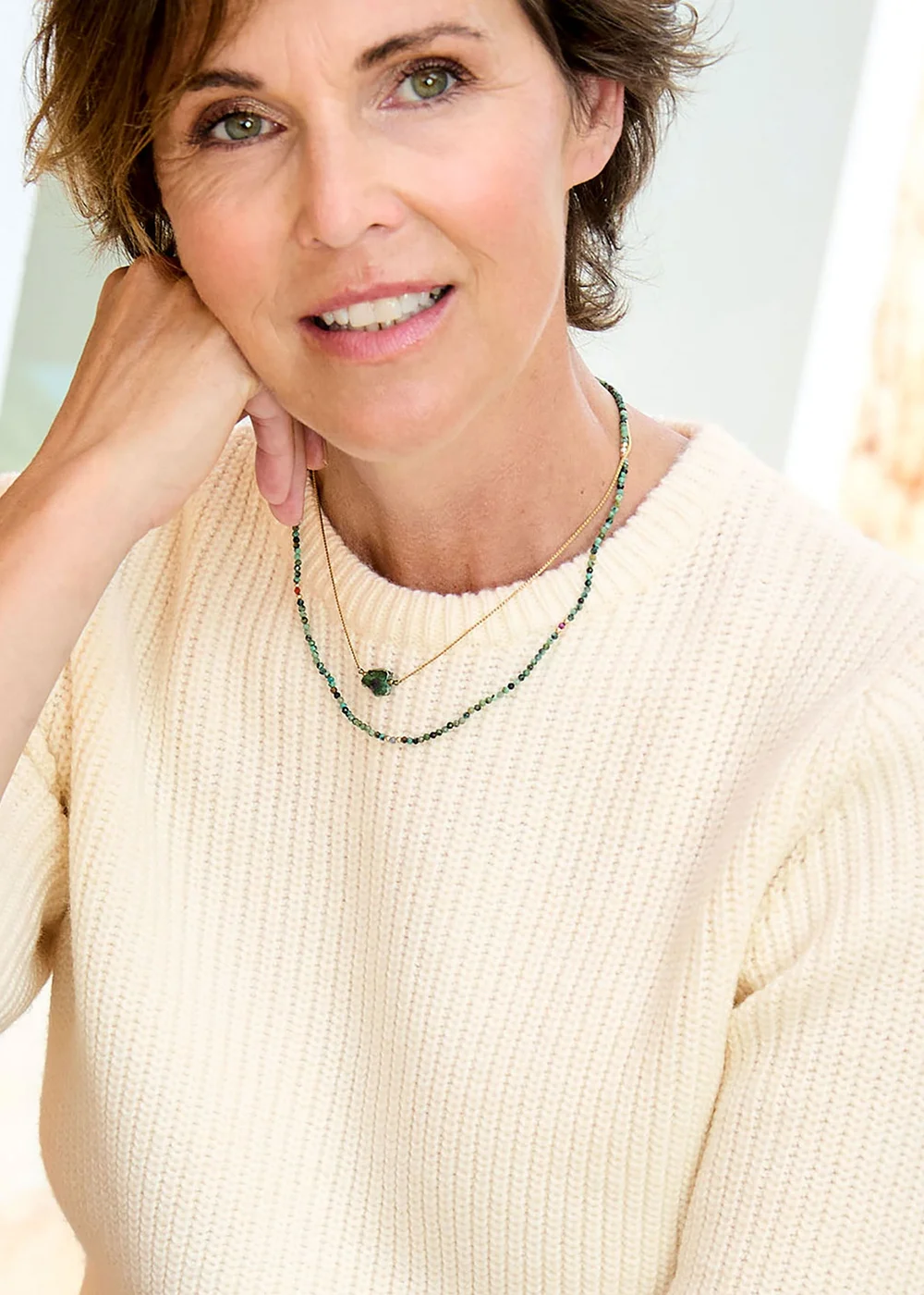 Cotton Traders Cream Supersoft Jumper - 20 Image 3