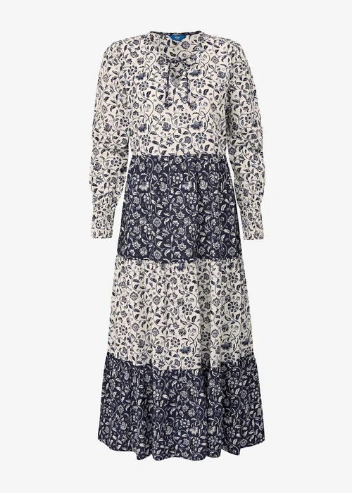 Cotton Traders Navy Boho Maxi Dress - 12 Image 4