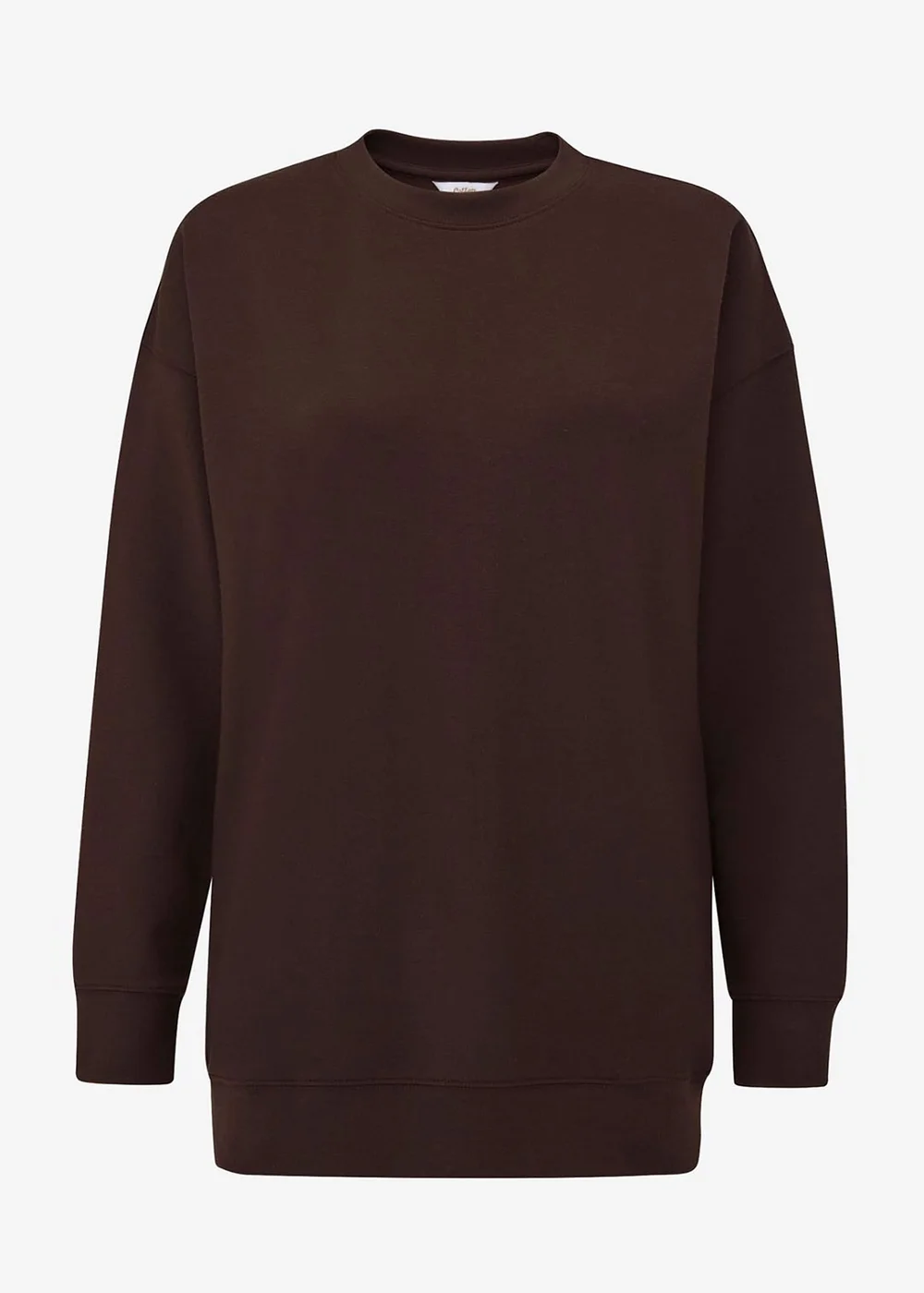Cotton Traders Espresso Soft Touch Longline Sweatshirt - 12 Image 4