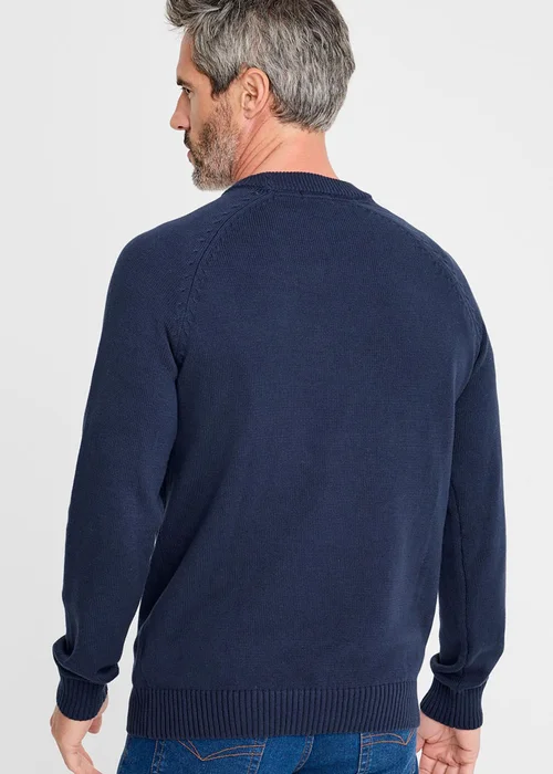 Cotton Traders Dark Sky Cotton Crew Neck Jumper - 3XL Image 2