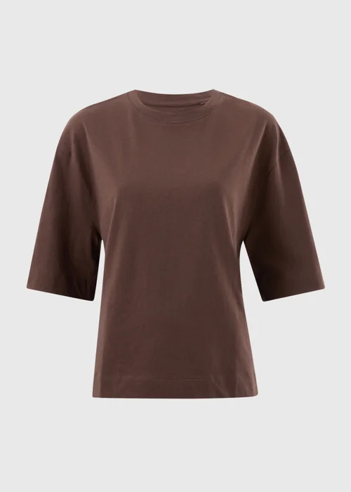 Chocolate Brown Boxy T-Shirt - XL Image 4