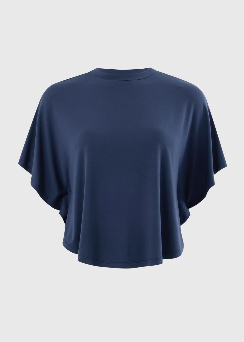 Navy Cape Sleeve Top - 10 Image 4
