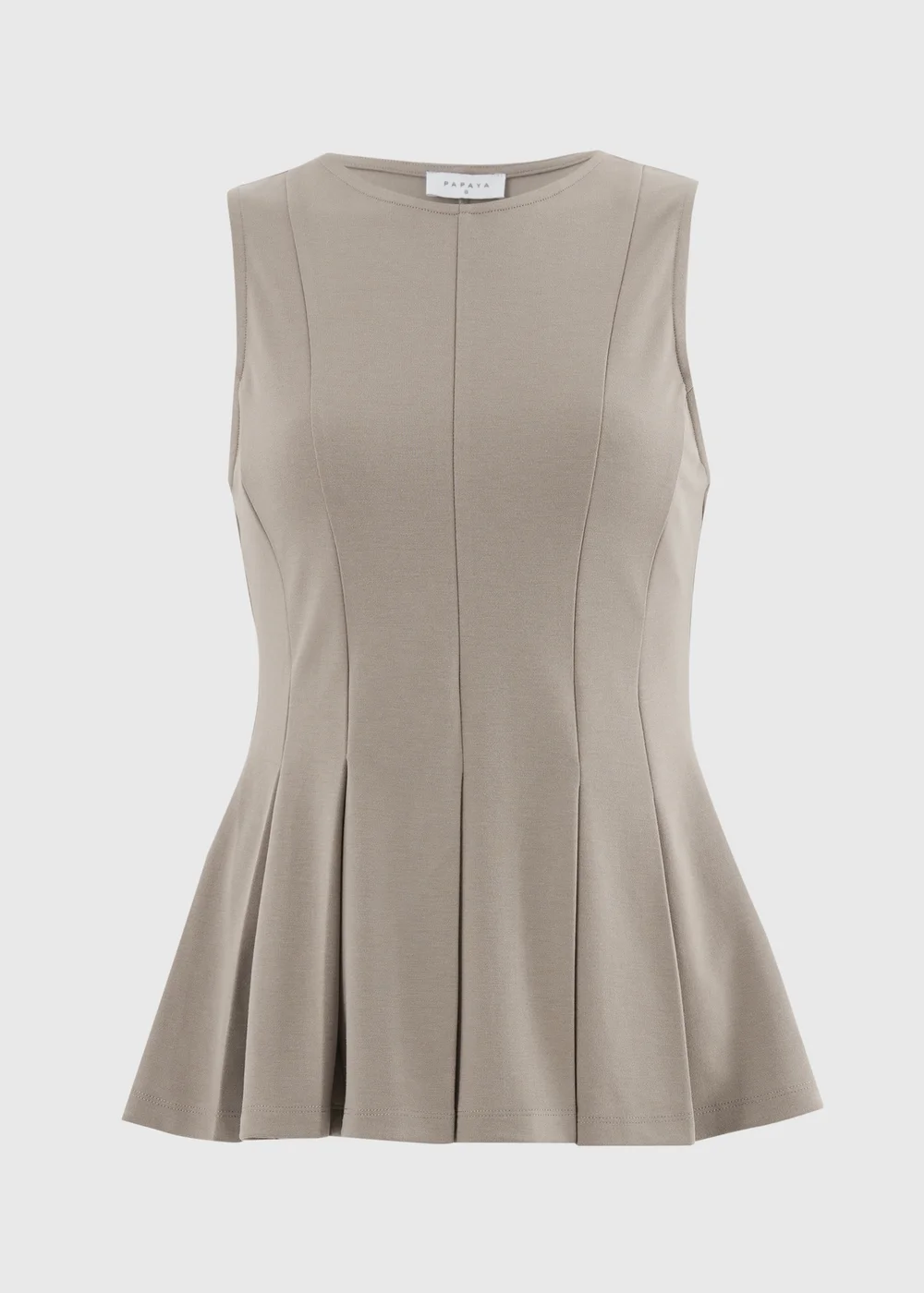 Mocha Fitted Flare Vest - 10 Image 4