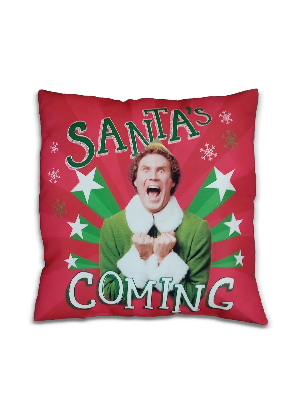 Elf Red Cushion - One Size Image 1