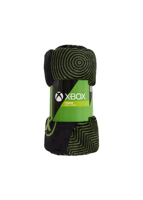 Xbox Black Blanket - One Size Image 2