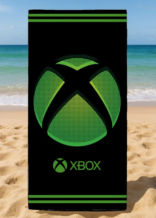 Xbox Black Towel - One Size Image 1