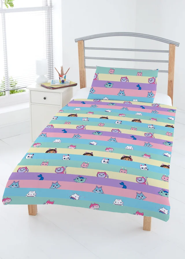 Gabby's Dollhouse Rainbow duvet set