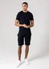 French Connection Navy Cotton T-Shirt & Shorts Co Ord Set - 2XL Image 4