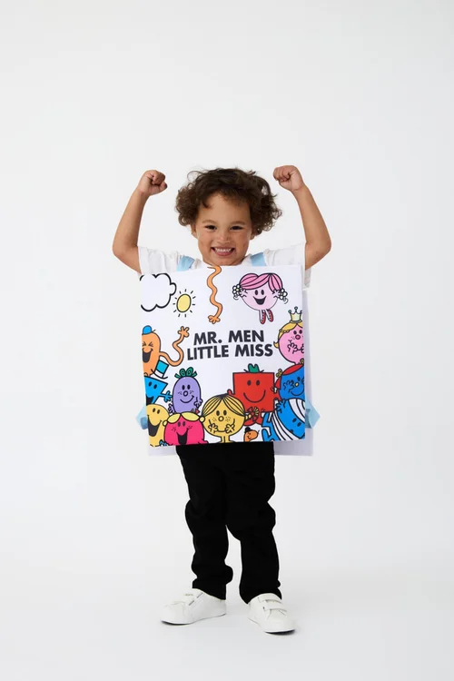 Vanilla Underground Kids Multicoloured Mr. Men Tabard Costume - One Size Image 2