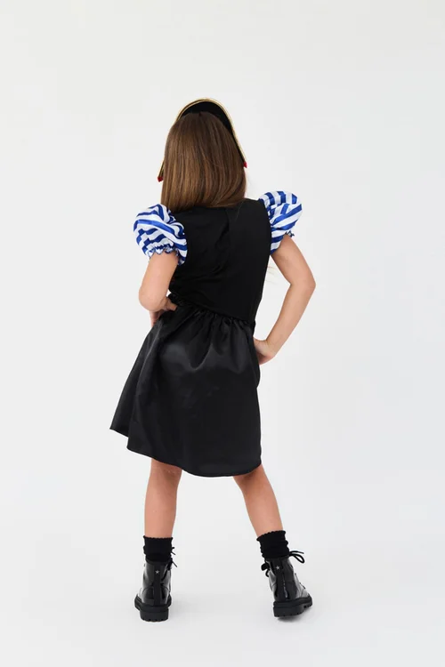 Vanilla Underground Kids Multicoloured Fearsome Pirate Girls Costume (3 - 10 Years) - 3-4 Yrs Image 3