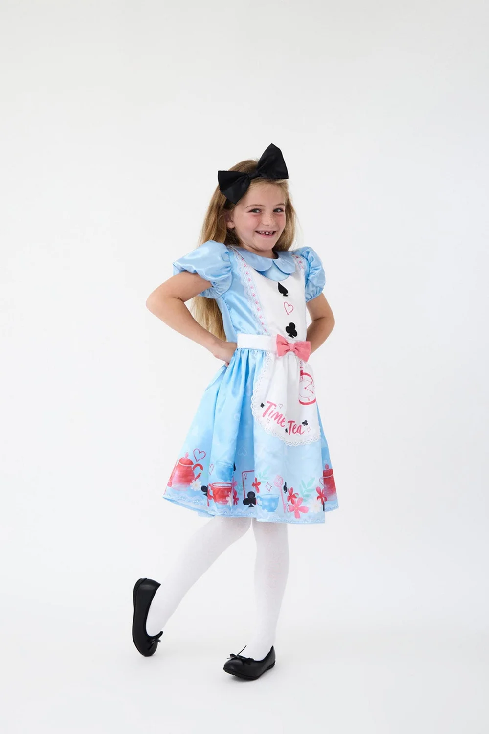 Vanilla Underground Kids Blue Wonderful Alice Costume (3-10 Years) - Size 6-8 Image 1