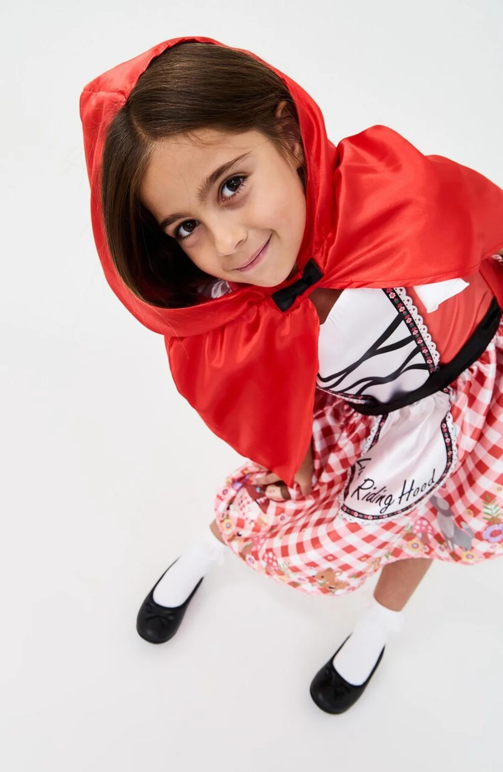 Vanilla Underground Little Red Riding Hood Kids Costume (3 - 10 Years) - 3-4 Yrs Image 5