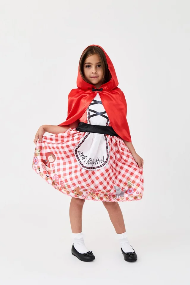 Vanilla Underground Little Red Riding Hood Kids Costume (3 - 10 Years)