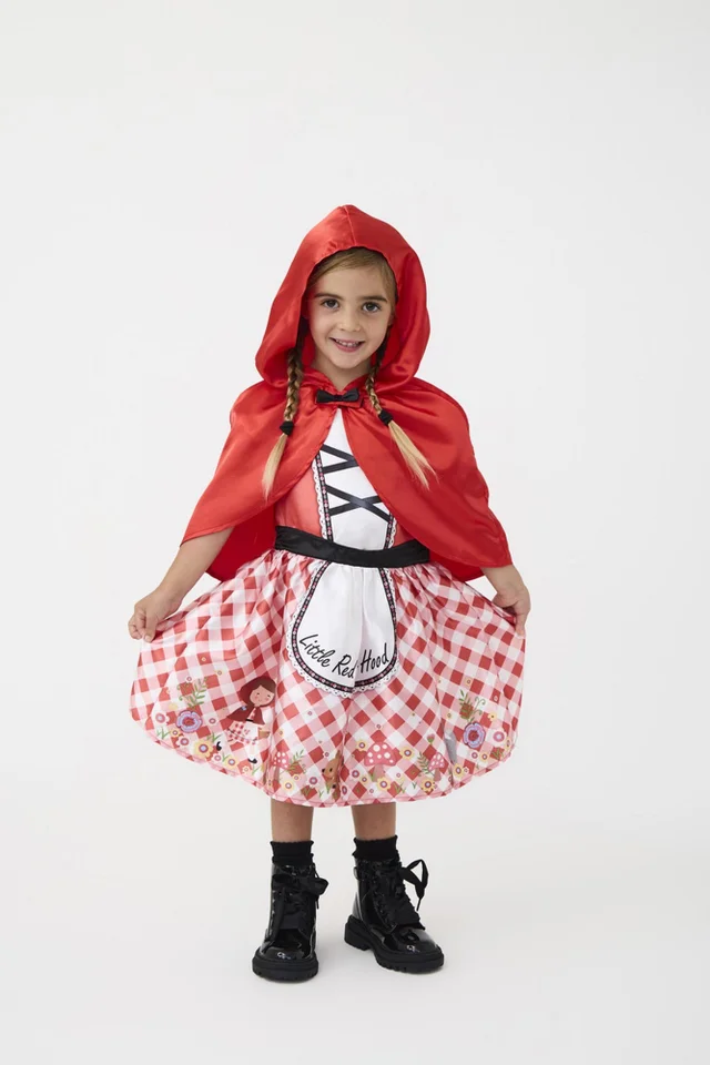 Vanilla Underground Little Red Riding Hood Kids Costume (3 - 10 Years)