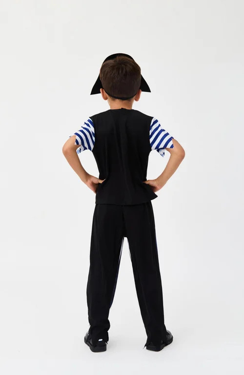 Vanilla Underground Kids Multicoloured Fearsome Pirate Boys Costume (3 - 10 Years) - 8-10 Yrs Image 3