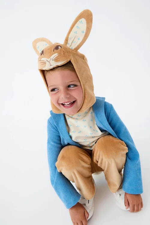 Vanilla Underground Peter Rabbit Kids Multicolour Costume (3 - 8 Years) - 3-4 Yrs Image 2