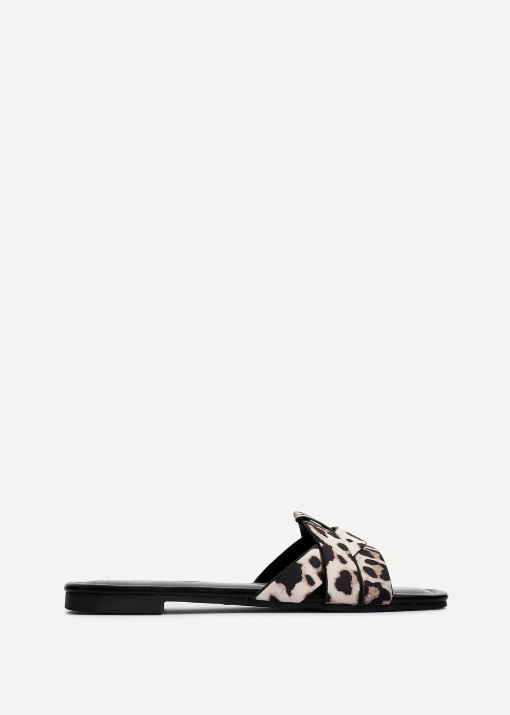 Linzi Fletcher Leopard Print Slider Sandals - 4 Image 2