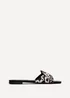 Linzi Fletcher Leopard Print Slider Sandals - 4 Image 2