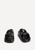 Linzi Sirocco Black Platform Slider Sandals - Size 7 Image 3