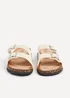 Linzi Brianna Beige Flat Sandals - 4 Image 4