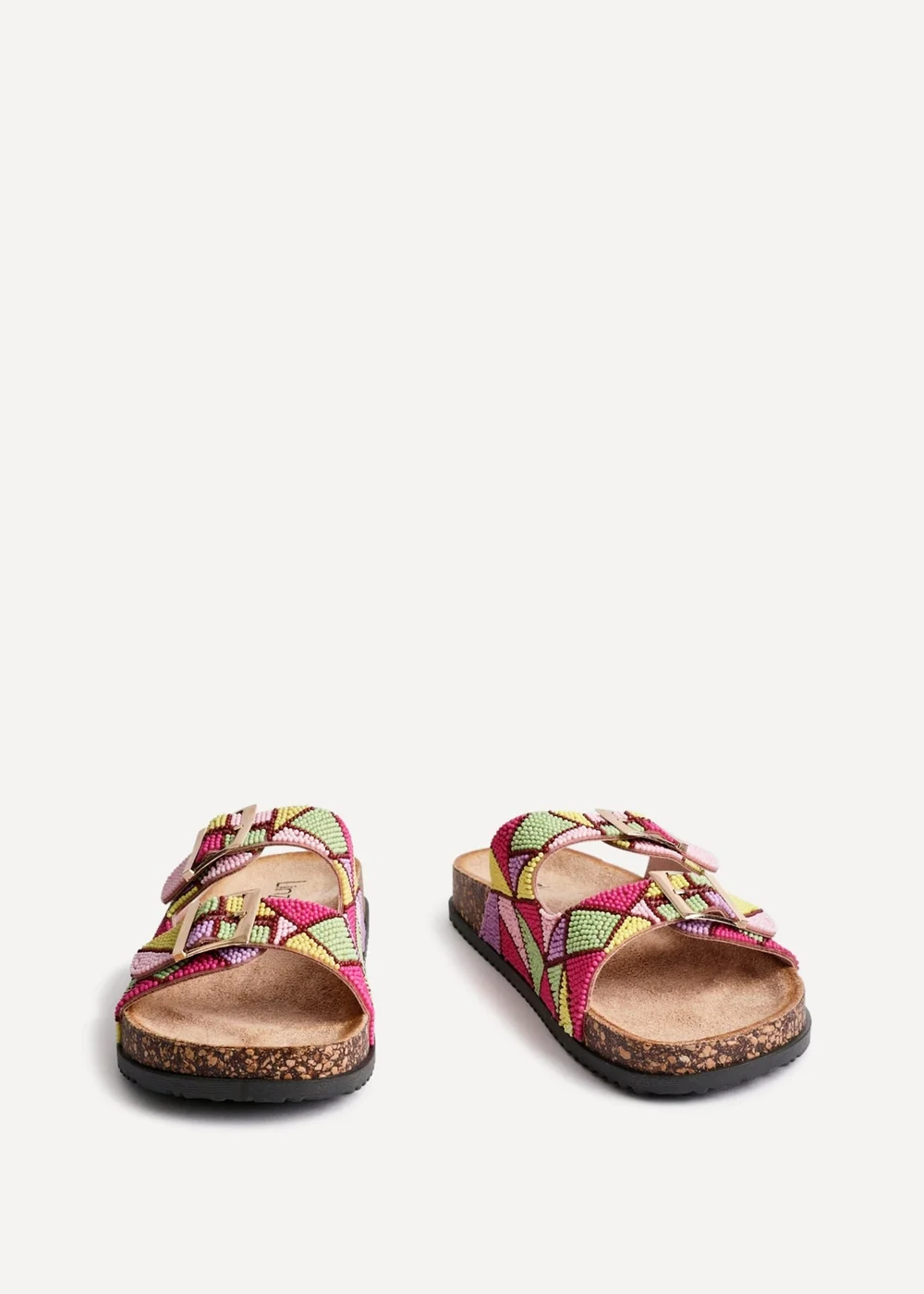 Linzi Gleam Multi Coloured Beaded Sliders - 5 Image 3