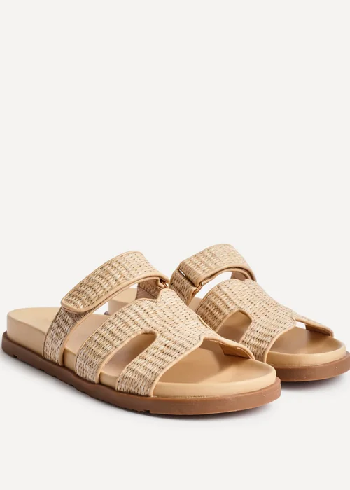 Linzi Avena Natural Flat Sandals - 4 Image 4