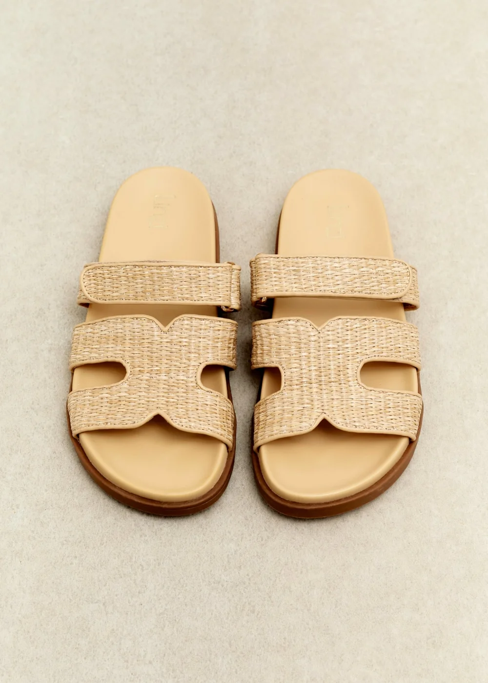 Linzi Avena Natural Flat Sandals - 4 Image 1