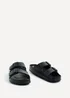 Linzi Candice Black Slip On Slider Sandals - Size 7 Image 3