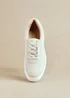 Linzi Harlem Nude Faux Suede and Leather Platform Trainer - Size 7 Image 1