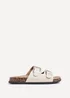 Linzi Marlow Beige Western Buckle Sandals - 5 Image 2