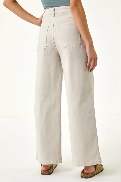 Roman Stone Petite Cotton Stretch Pocket Jean - 16 Image 4