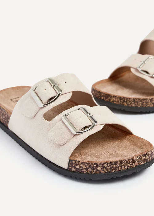 Linzi Echo Beige Double Buckle Sandals - 6 Image 4