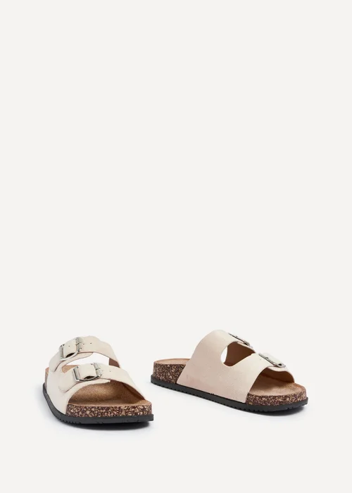 Linzi Echo Beige Double Buckle Sandals - 6 Image 3