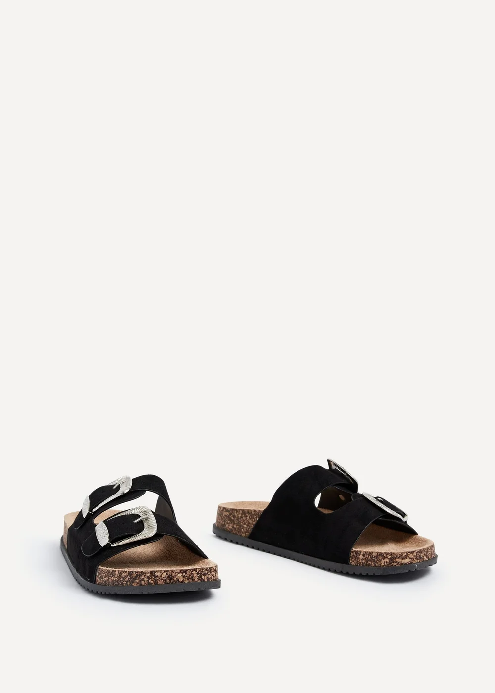 Linzi Marlow Black Western Buckle Sandals - 4 Image 3