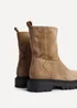 Linzi Bentley Sand Chunky Ankle Boots - 4 Image 4