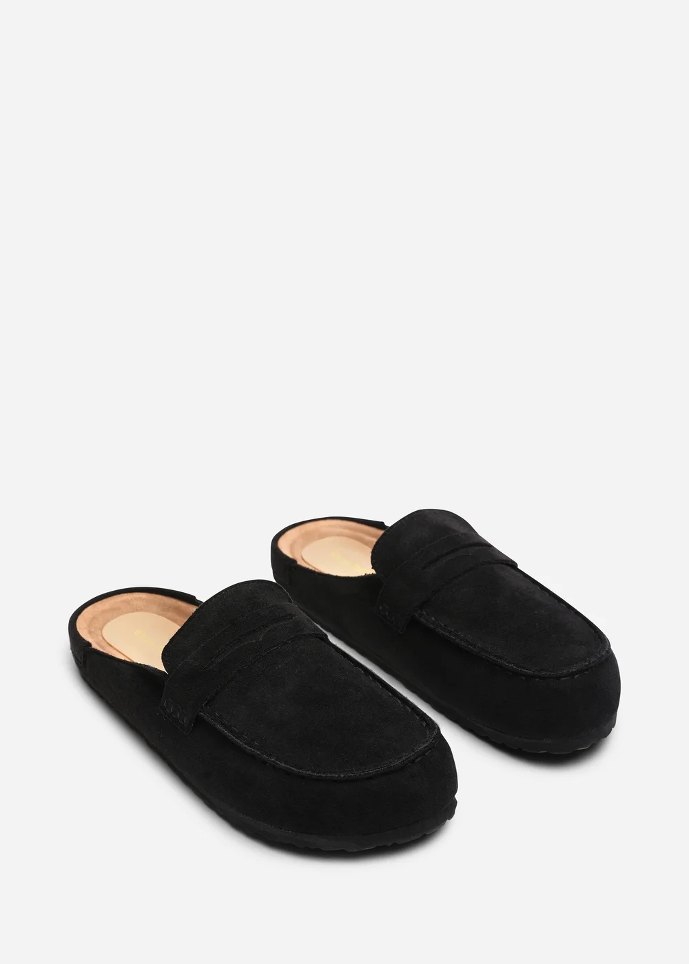 Where's That From Honeybee Black Low Back Slip On Mule - 4 Image 4