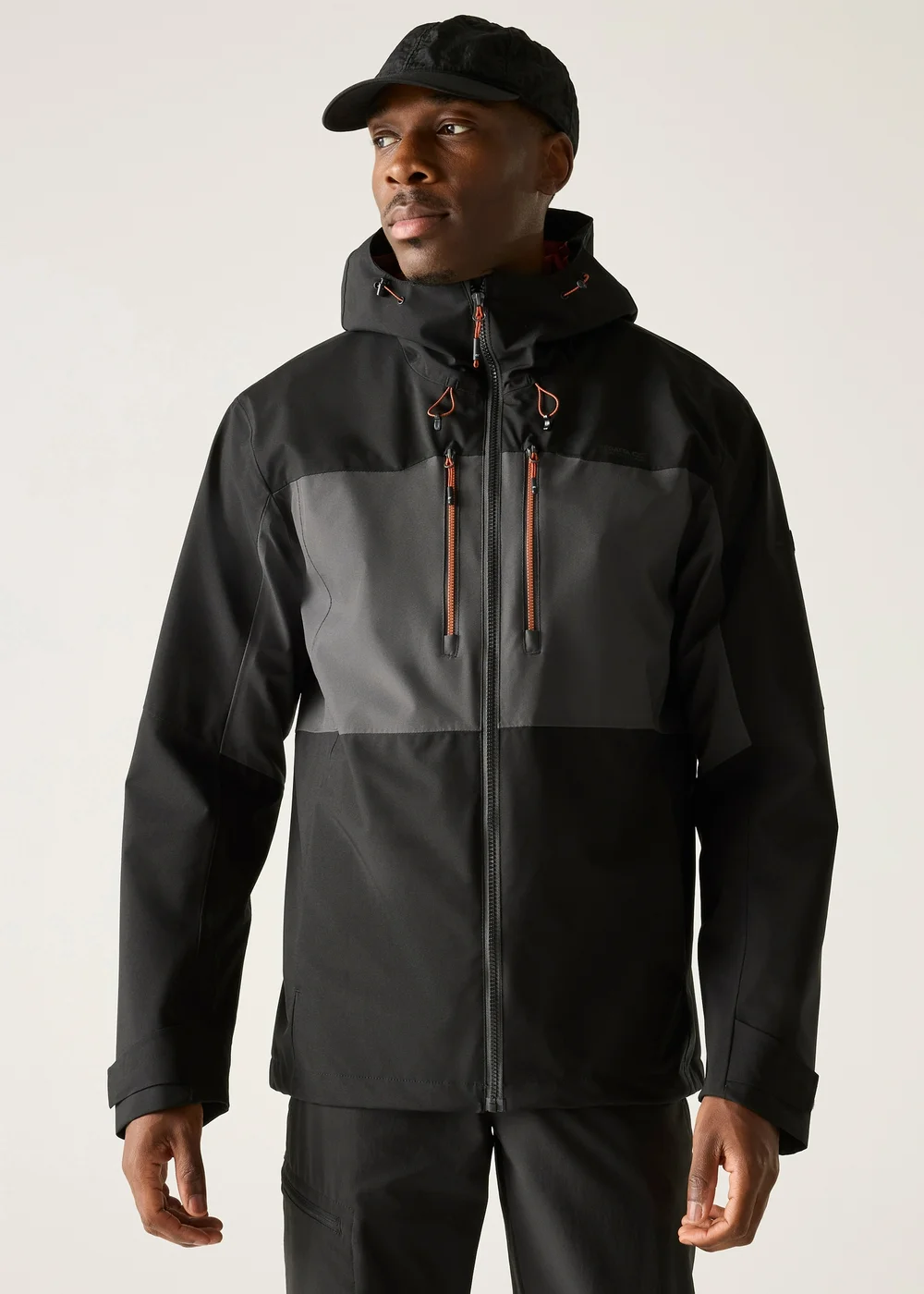Regatta Ash Black Brick Maland II Waterproof, Breathable Jacket - 3XL Image 1