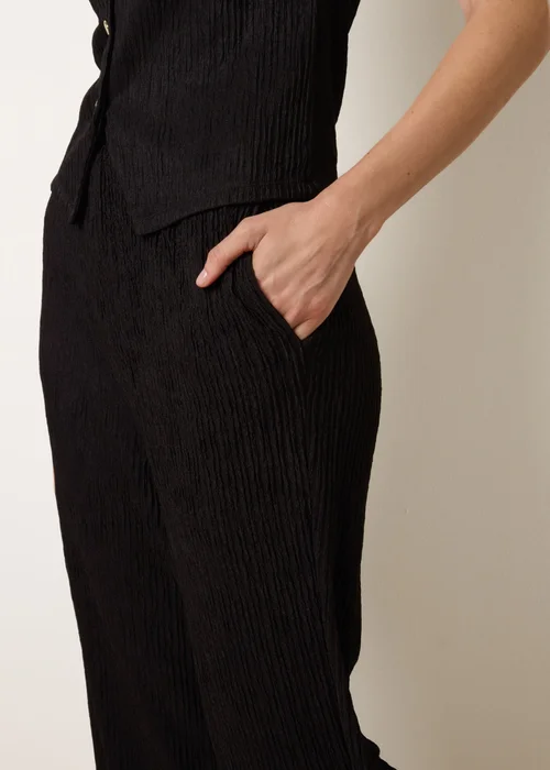 Blue Vanilla Black Wide Leg Trousers - L Image 3