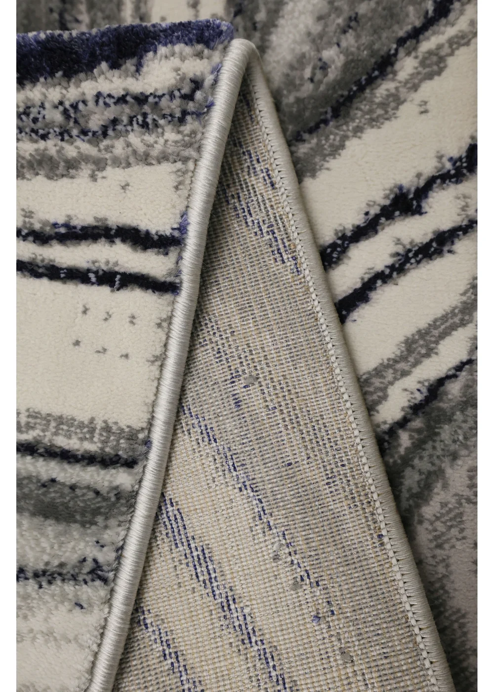 Homemaker Navy Dusk Watercolour Rug (200/290) - 120 x 170 Image 4