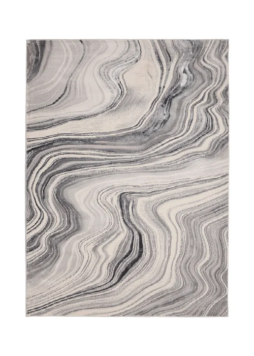 Homemaker Grey Dusk Marble Rug (140/200) - 120 x 170 Image 2