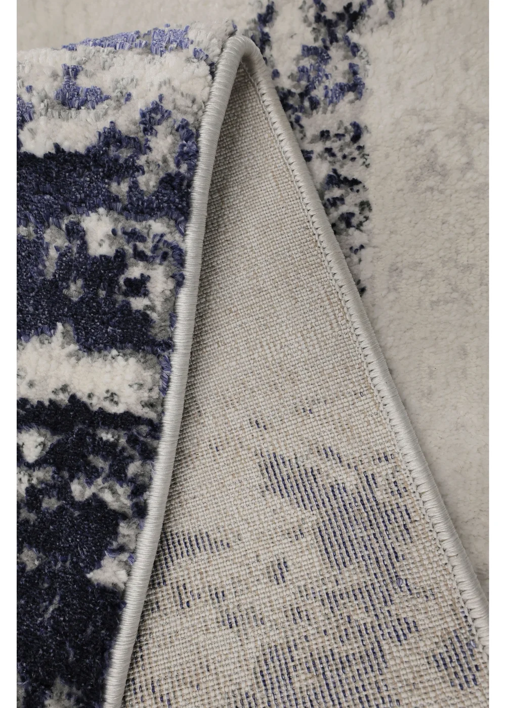 Homemaker Navy Dusk Marble Rug (120/170) - 120 x 170 Image 4
