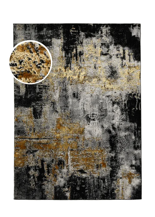 Homemaker Gold Dusk Marble Rug (160/230) - 140 X 200 cm Image 5