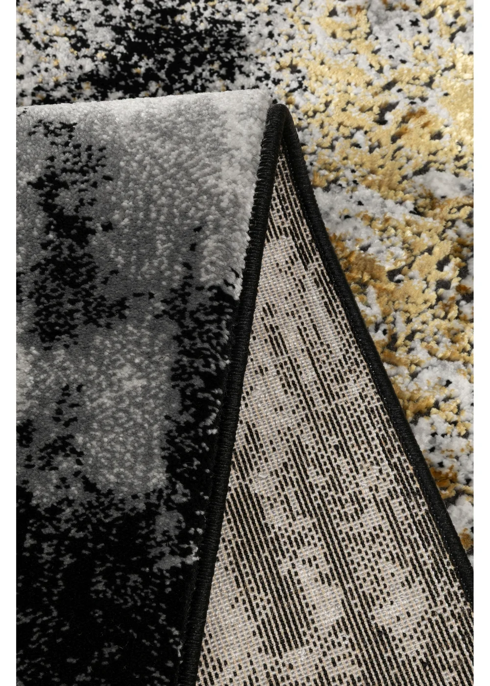 Homemaker Gold Dusk Marble Rug (160/230) - 140 X 200 cm Image 4