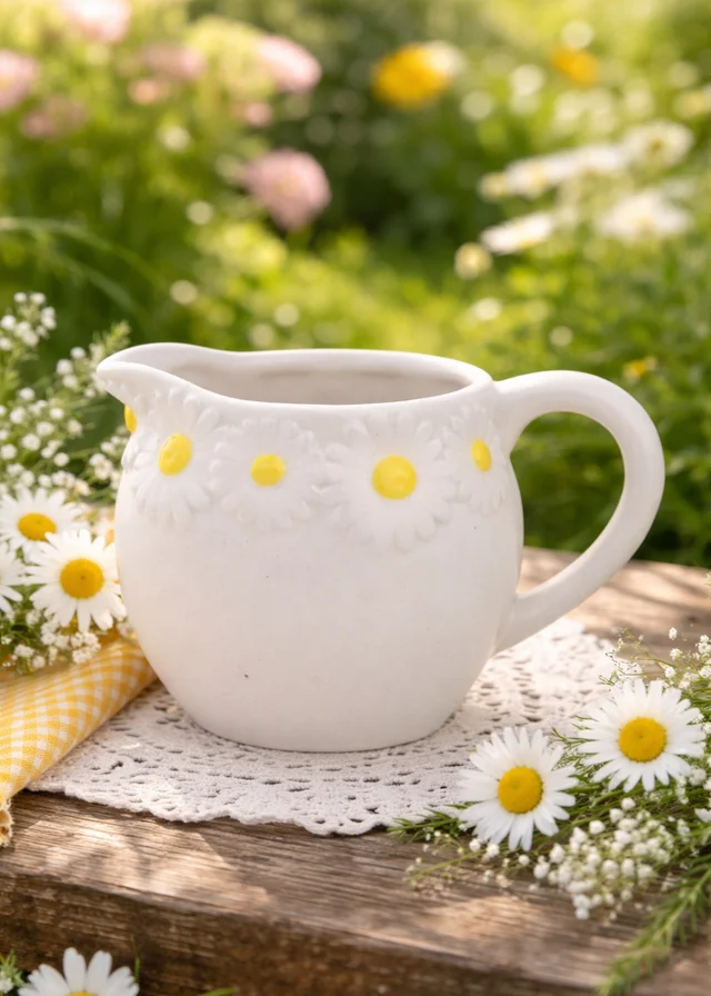 The Cottage Garden White Jug Daisy