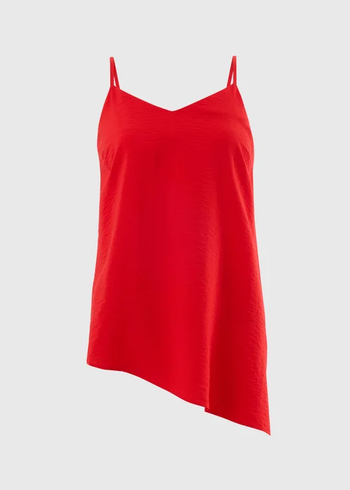 Red Asymmetric Cami Top - 8 Image 2