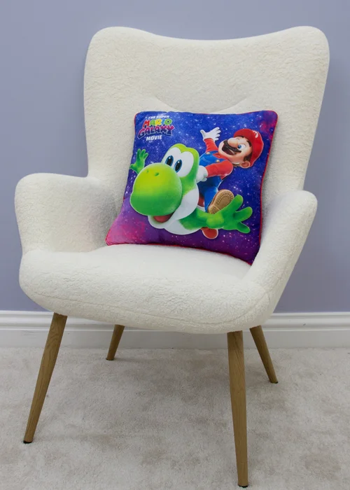 Nintendo Super Mario Movie 2 Lessgo Multicolour Square Cushion - One Size Image 3