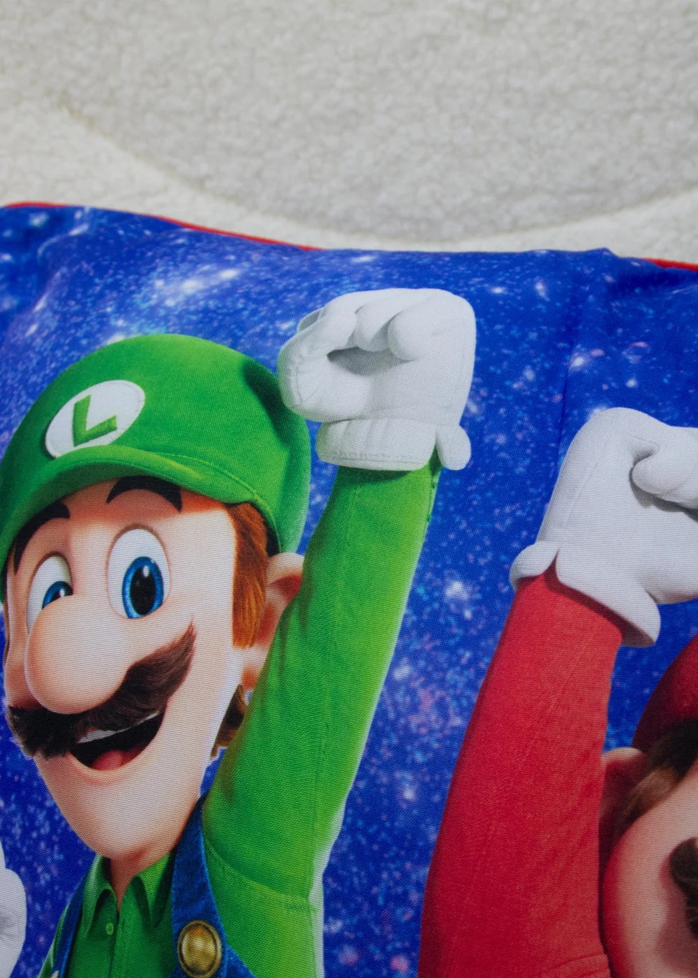 Nintendo Super Mario Movie 2 Lessgo Multicolour Square Cushion - One Size Image 5