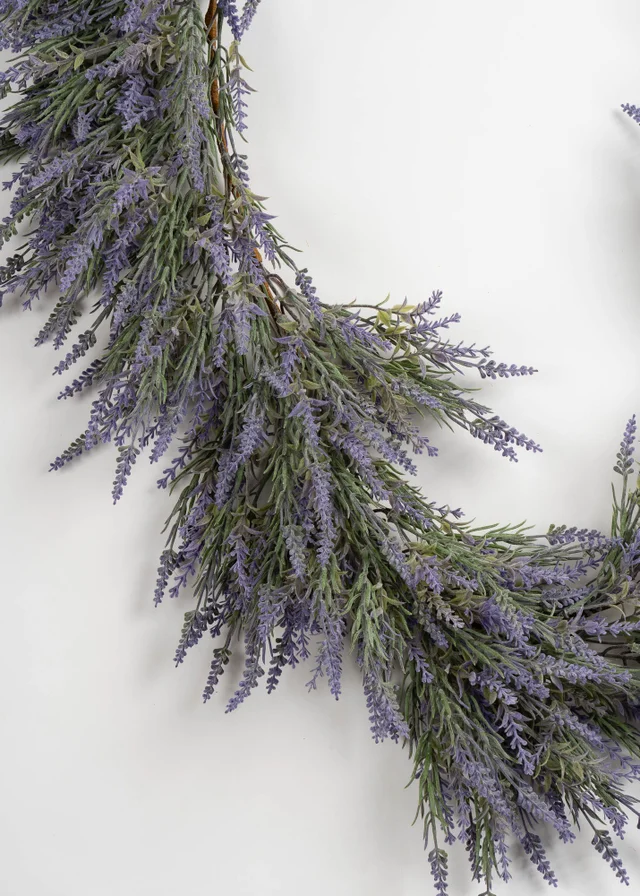 Scottish Everlastings Trailing Lavender Garland (183cm)