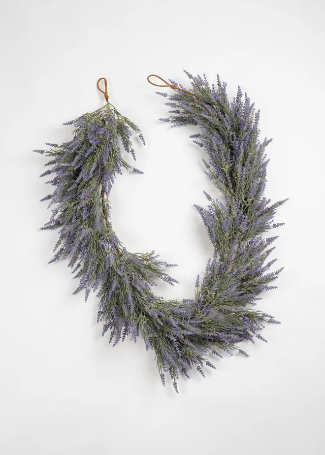 Scottish Everlastings Trailing Lavender Garland (183cm)